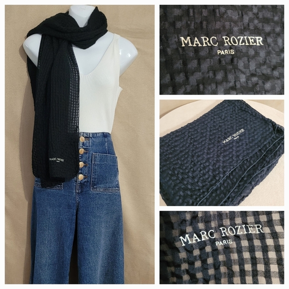 SILK scarf /  21 x 62 - Picture 1 of 5